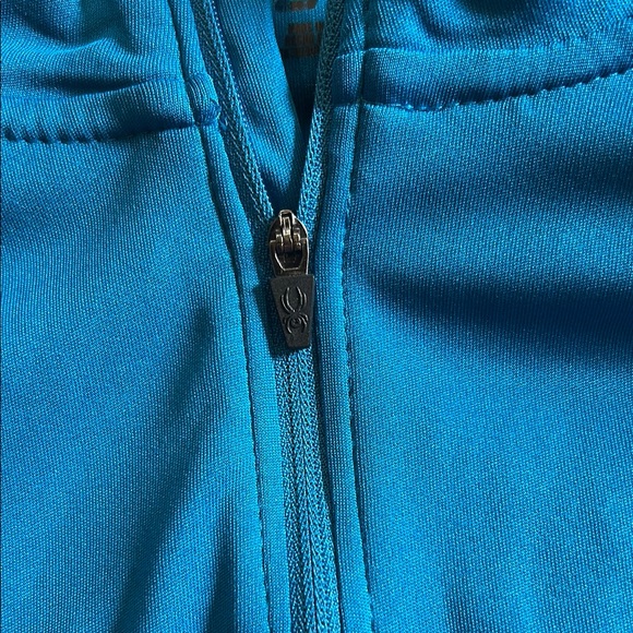 Spyder athletic shirt size Teal Long Sleeve Pullover - Picture 2 of 6